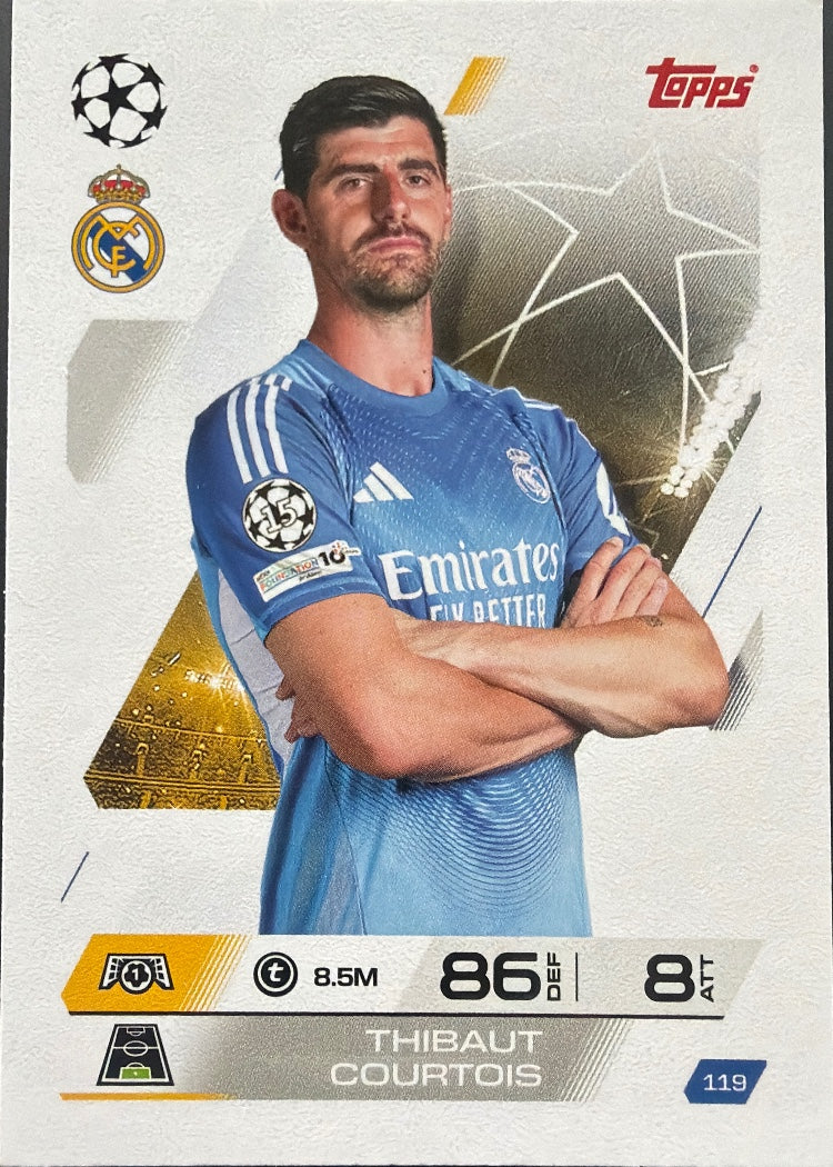 Thibaut Courtois – Topps Match Attax Champions League 2025/26 – #119