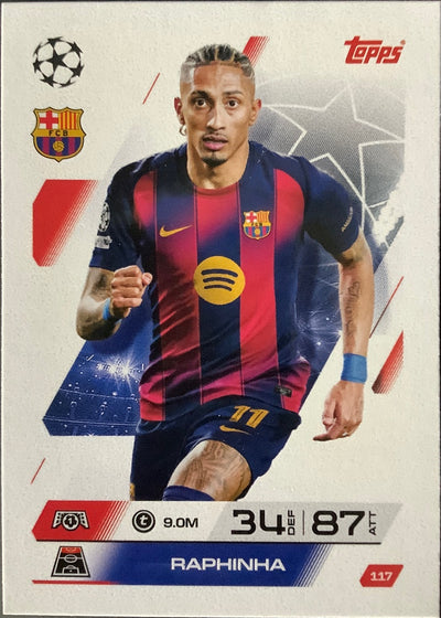 Raphinha – Topps Match Attax Champions League 2025/26 – #117