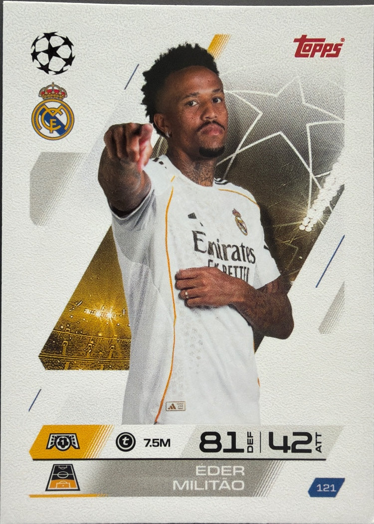 Éder Militão – Topps Match Attax Champions League 2025/26 – #121