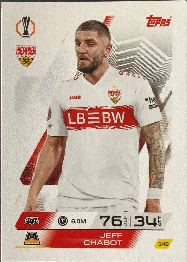 Jeff Chabot – Topps Match Attax Champions League 2025/26 – #149