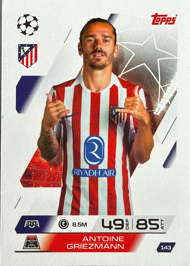 Antoine Griezmann – Topps Match Attax Champions League 2025/26 – #143