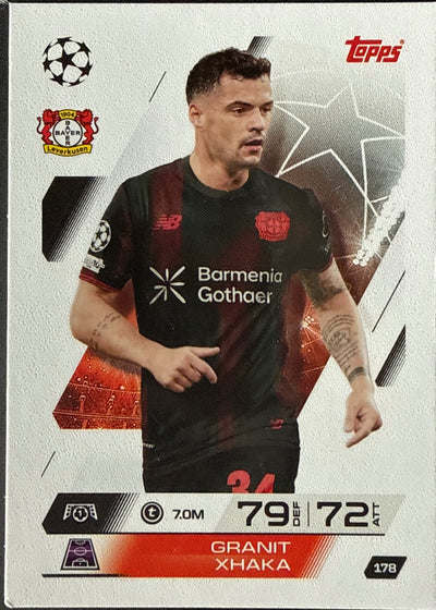 Granit Xhaka – Topps Match Attax Champions League 2025/26 – #178