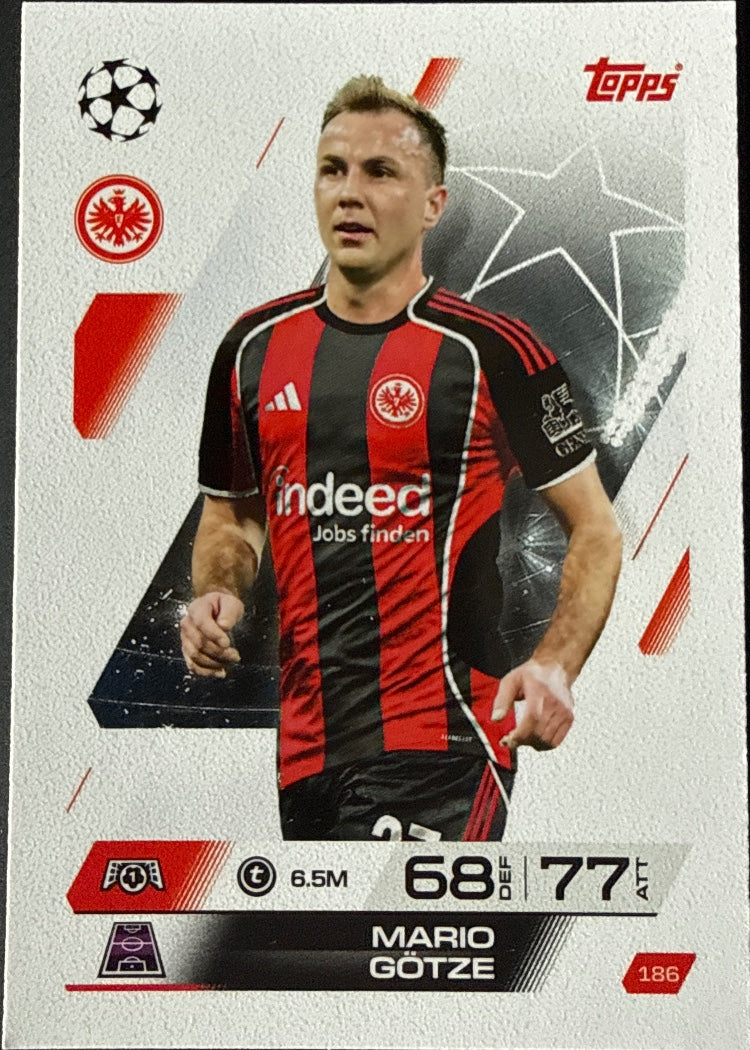 Mario Götze – Topps Match Attax Champions League 2025/26 – #186