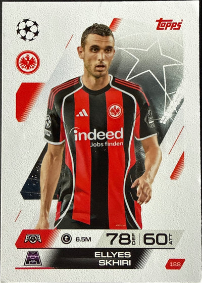 Ellyes Skhiri – Topps Match Attax Champions League 2025/26 – #188
