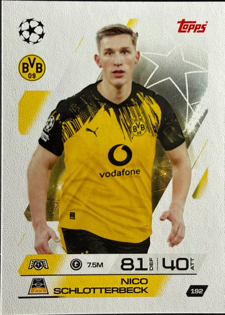 Nico Schlotterbeck – Topps Match Attax Champions League 2025/26 – #192