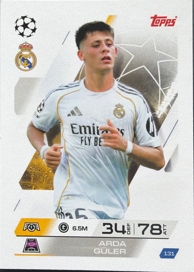Arda Güler – Topps Match Attax Champions League 2025/26 – #131
