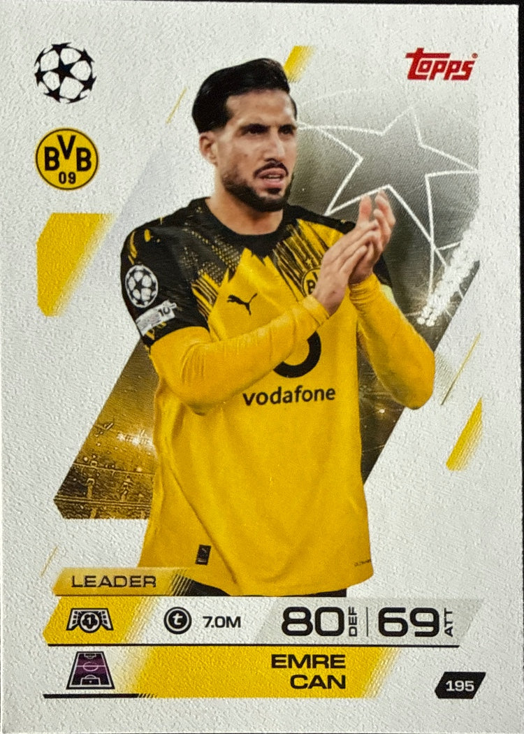 Emre Can – Topps Match Attax Champions League 2025/26 – #195