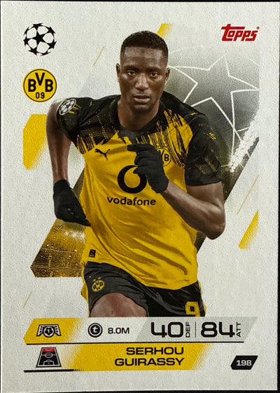 Serhou Guirassy – Topps Match Attax Champions League 2025/26 – #198