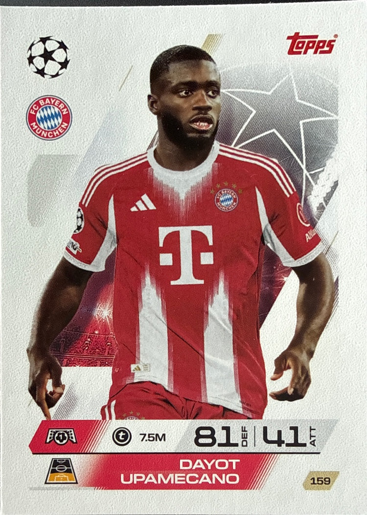 Dayot Upamecano – Topps Match Attax Champions League 2025/26 – #159