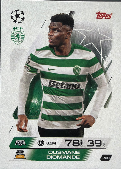 Ousmane Diomande – Topps Match Attax Champions League 2025/26 – #200