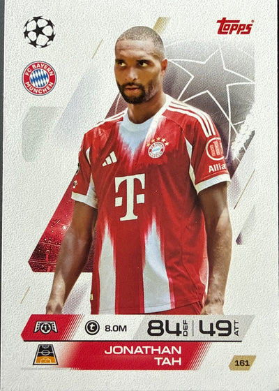 Jonathan Tah – Topps Match Attax Champions League 2025/26 – #161