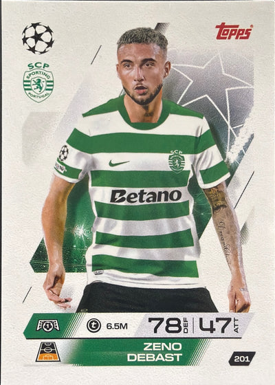 Zeno Debast – Topps Match Attax Champions League 2025/26 – #201