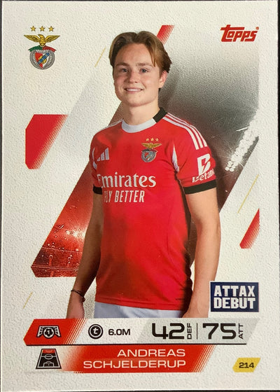 Andreas Schjelderup – Topps Match Attax Champions League 2025/26 – #214
