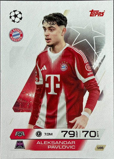 Aleksandar Pavlović – Topps Match Attax Champions League 2025/26 – #166