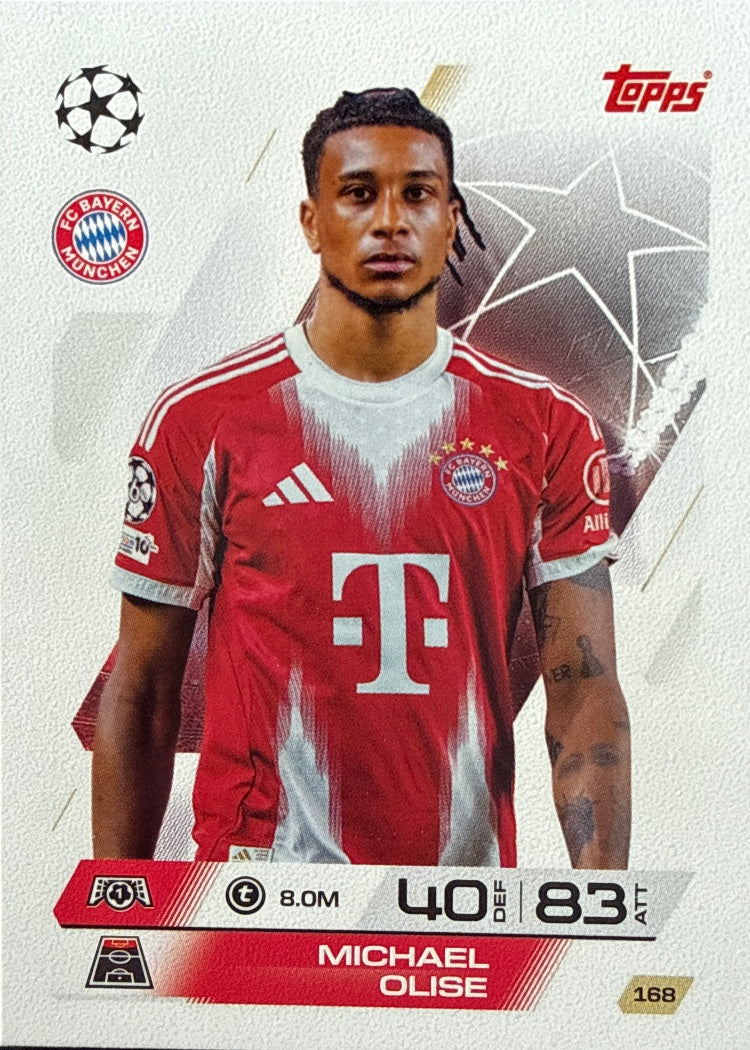 Michael Olise – Topps Match Attax Champions League 2025/26 – #168