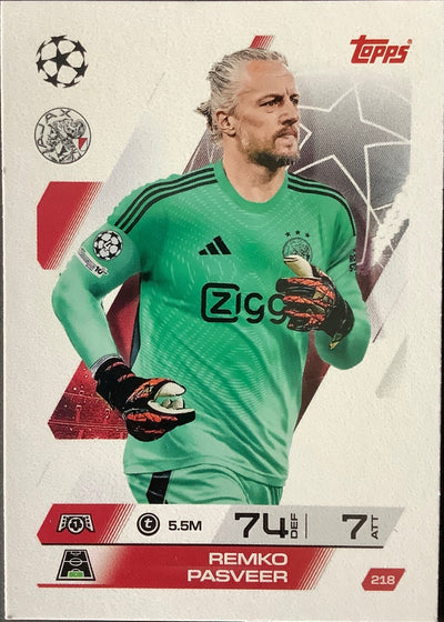 Remko Pasveer – Topps Match Attax Champions League 2025/26 – #218