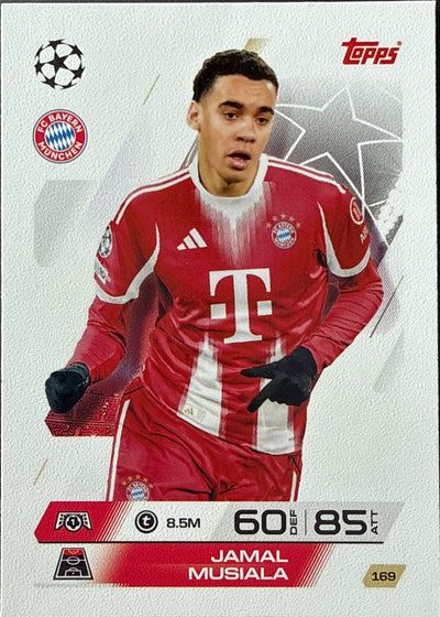 Jamal Musiala – Topps Match Attax Champions League 2025/26 – #169