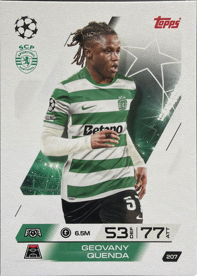 Geovany Quenda – Topps Match Attax Champions League 2025/26 – #207