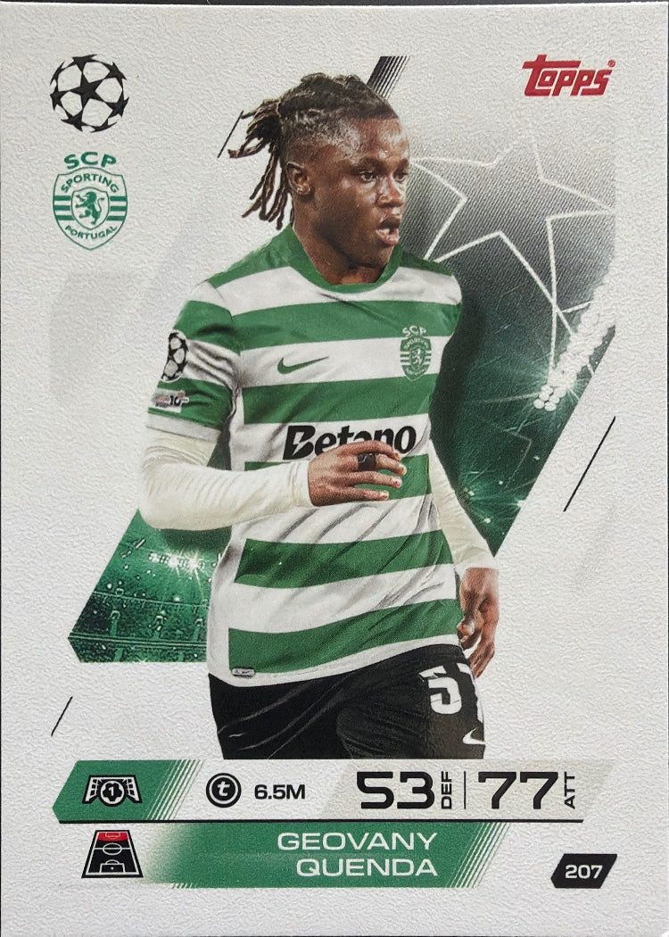 Geovany Quenda – Topps Match Attax Champions League 2025/26 – #207