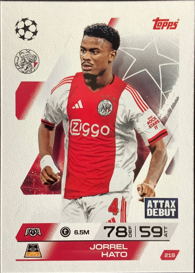 Jorrel Hato – Topps Match Attax Champions League 2025/26 – #219