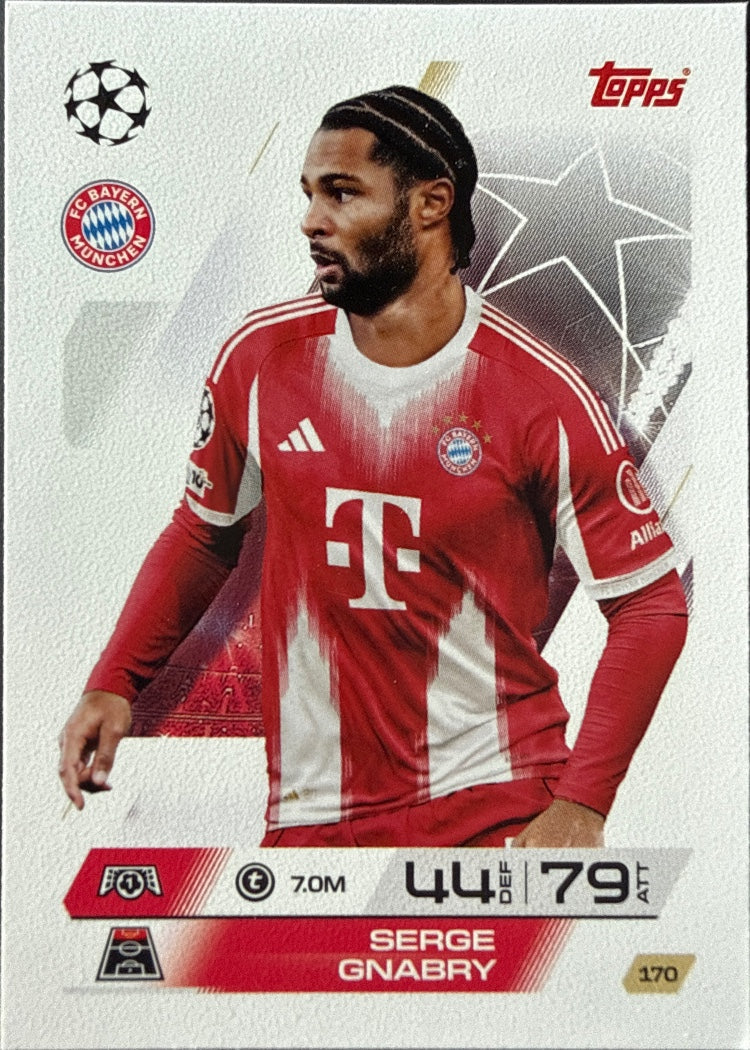 Serge Gnabry – Topps Match Attax Champions League 2025/26 – #170