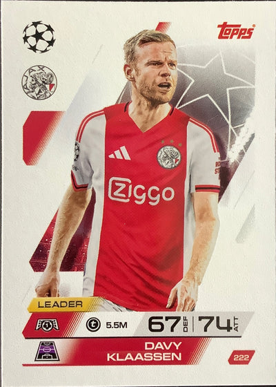 Davy Klaassen – Topps Match Attax Champions League 2025/26 – #222