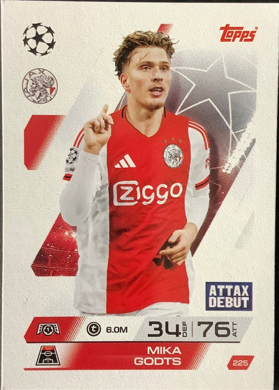 Mika Godts – Topps Match Attax Champions League 2025/26 – #225