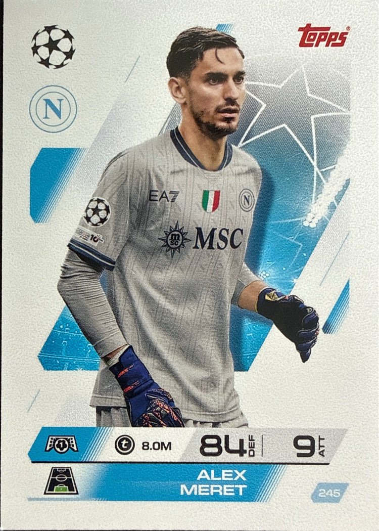 Alex Meret – Topps Match Attax Champions League 2025/26 – #245