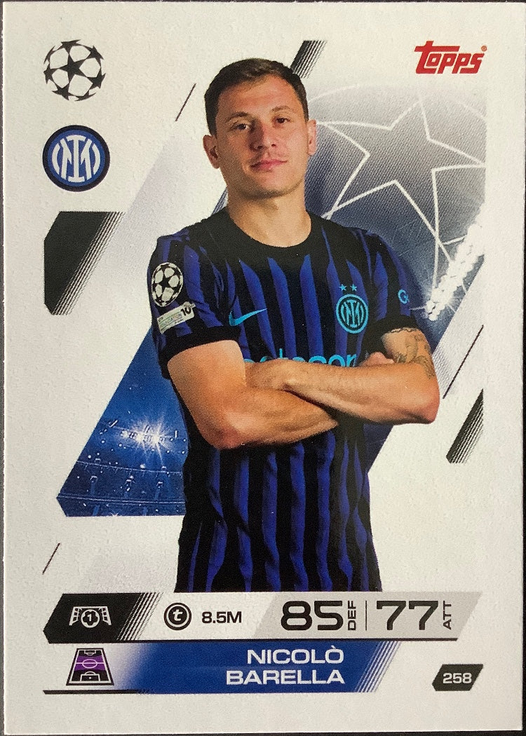 Nicolò Barella – Topps Match Attax Champions League 2025/26 – #258