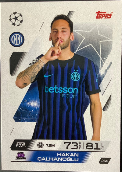 Hakan Çalhanoğlu – Topps Match Attax Champions League 2025/26 – #259