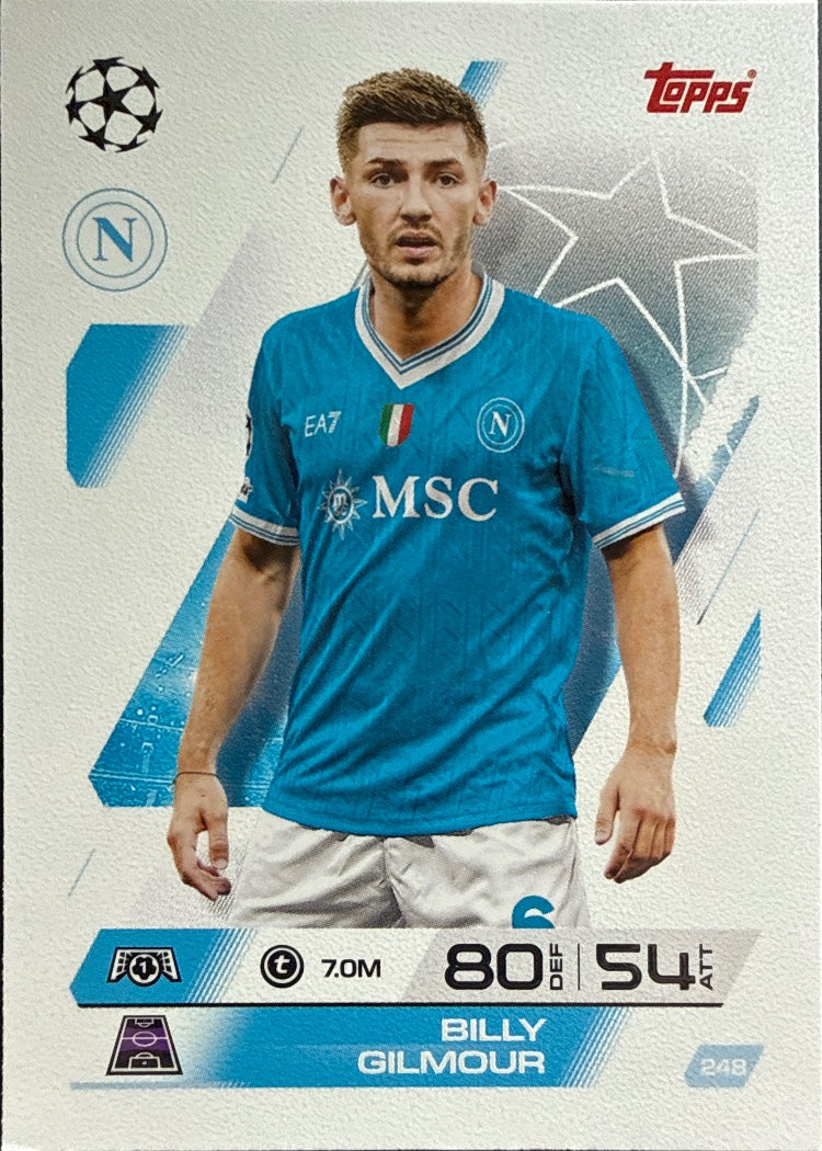 Billy Gilmour – Topps Match Attax Champions League 2025/26 – #248