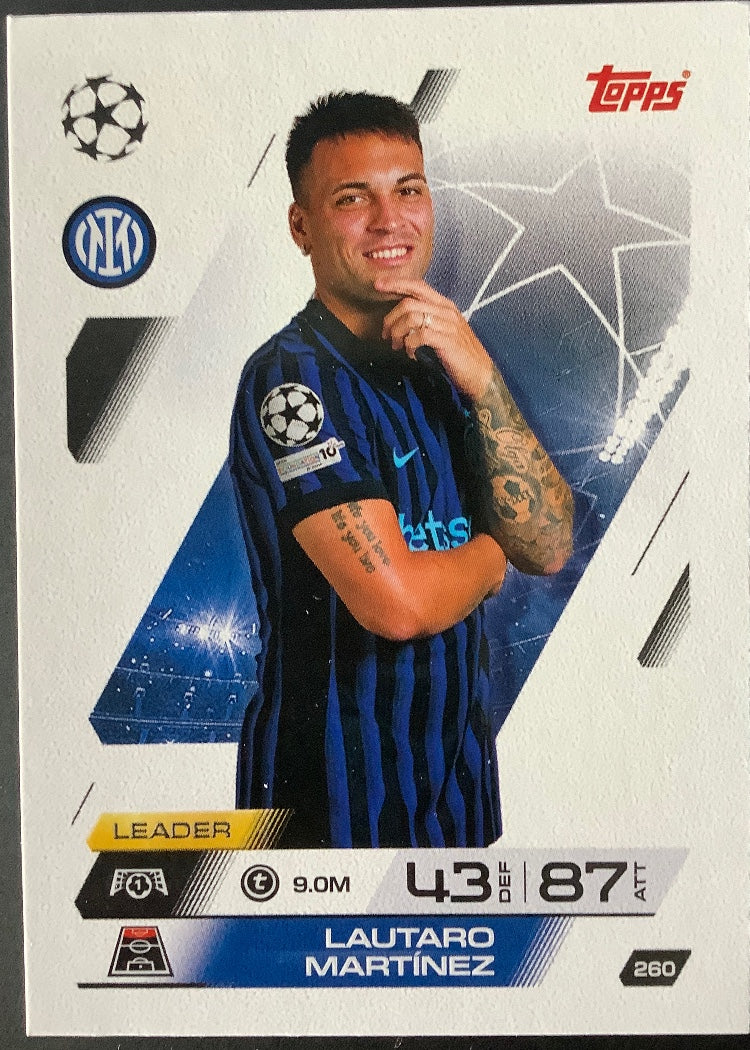 Lautaro Martínez – Topps Match Attax Champions League 2025/26 – #260