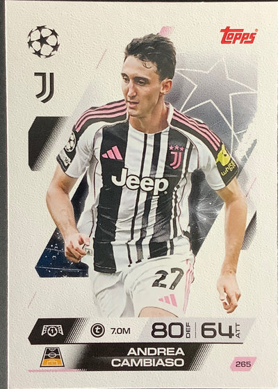 Andrea Cambiaso – Topps Match Attax Champions League 2025/26 – #265