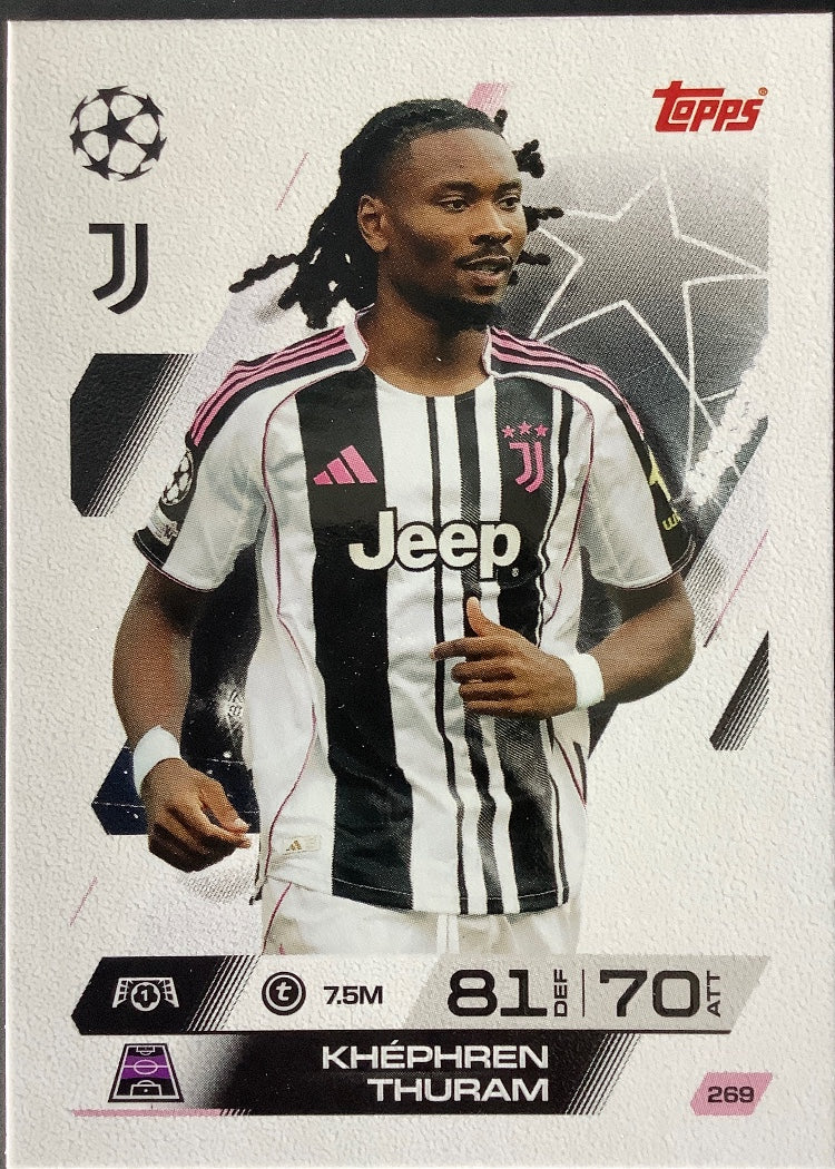 Khéphren Thuram – Topps Match Attax Champions League 2025/26 – #269