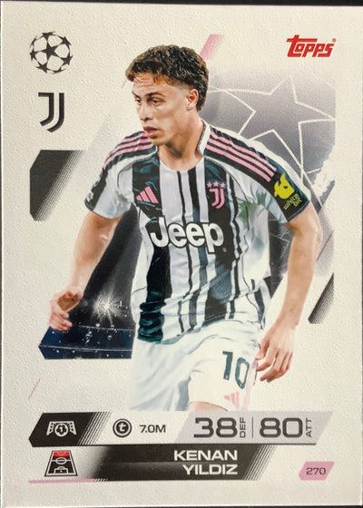 Kenan Yıldız – Topps Match Attax Champions League 2025/26 – #270