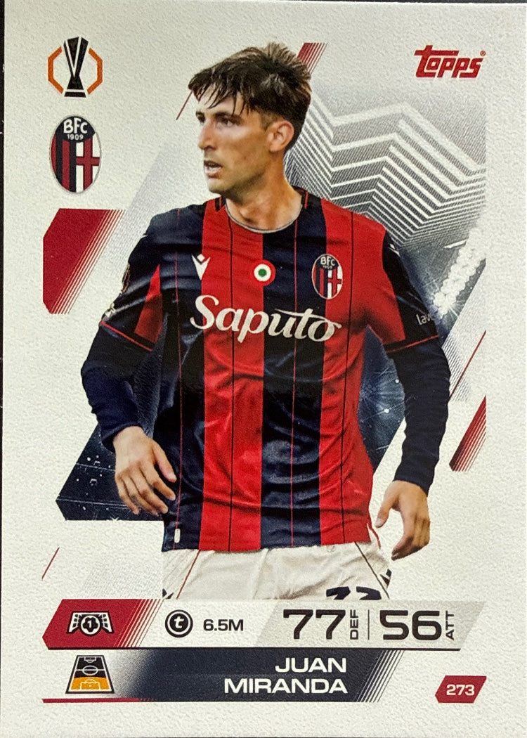 Juan Miranda – Topps Match Attax Champions League 2025/26 – #273
