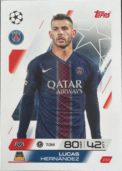 Lucas Hernández – Topps Match Attax Champions League 2025/26 – #233