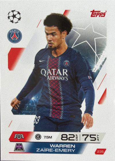 Warren Zaïre-Emery – Topps Match Attax Champions League 2025/26 – #235
