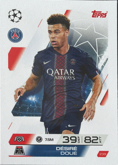 Désiré Doué – Topps Match Attax Champions League 2025/26 – #239