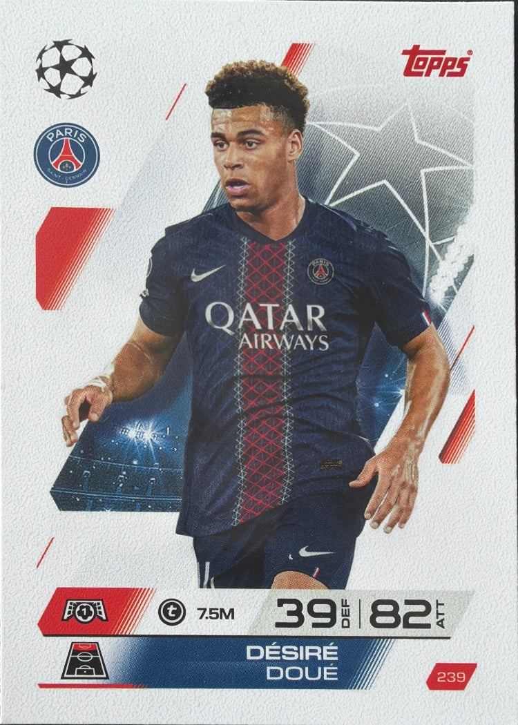 Désiré Doué – Topps Match Attax Champions League 2025/26 – #239