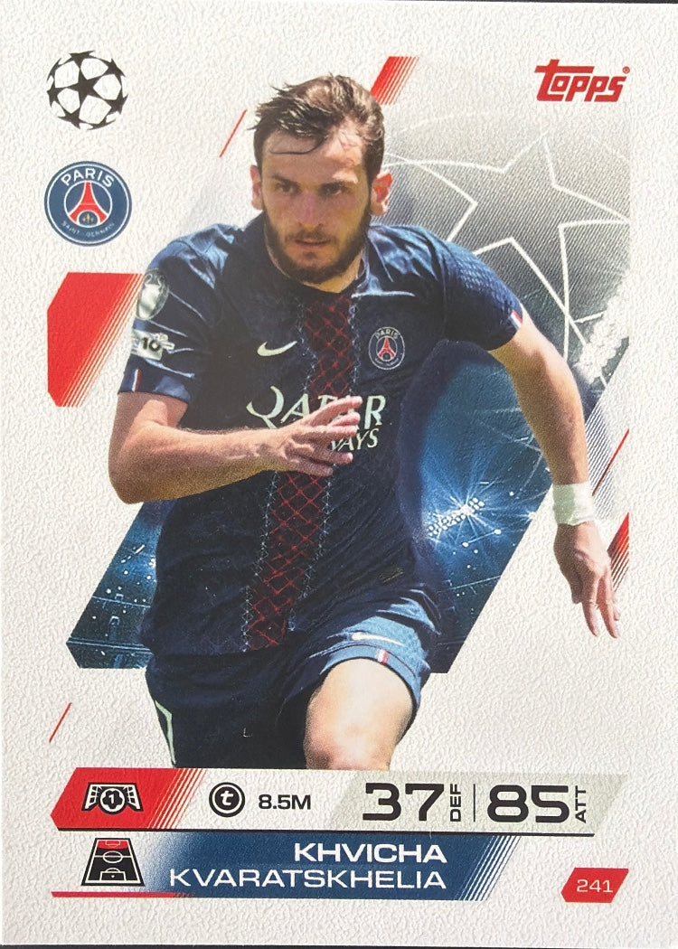 Khvicha Kvaratskhelia – Topps Match Attax Champions League 2025/26 – #241