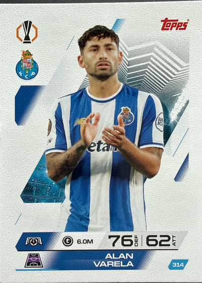 Alan Varela – Topps Match Attax Champions League 2025/26 – #314