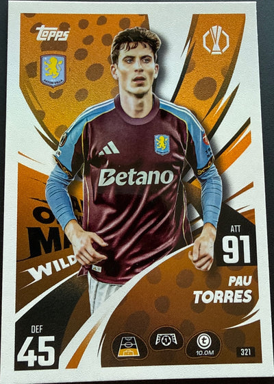 Pau Torres – Topps Match Attax Champions League 2025/26 – #321