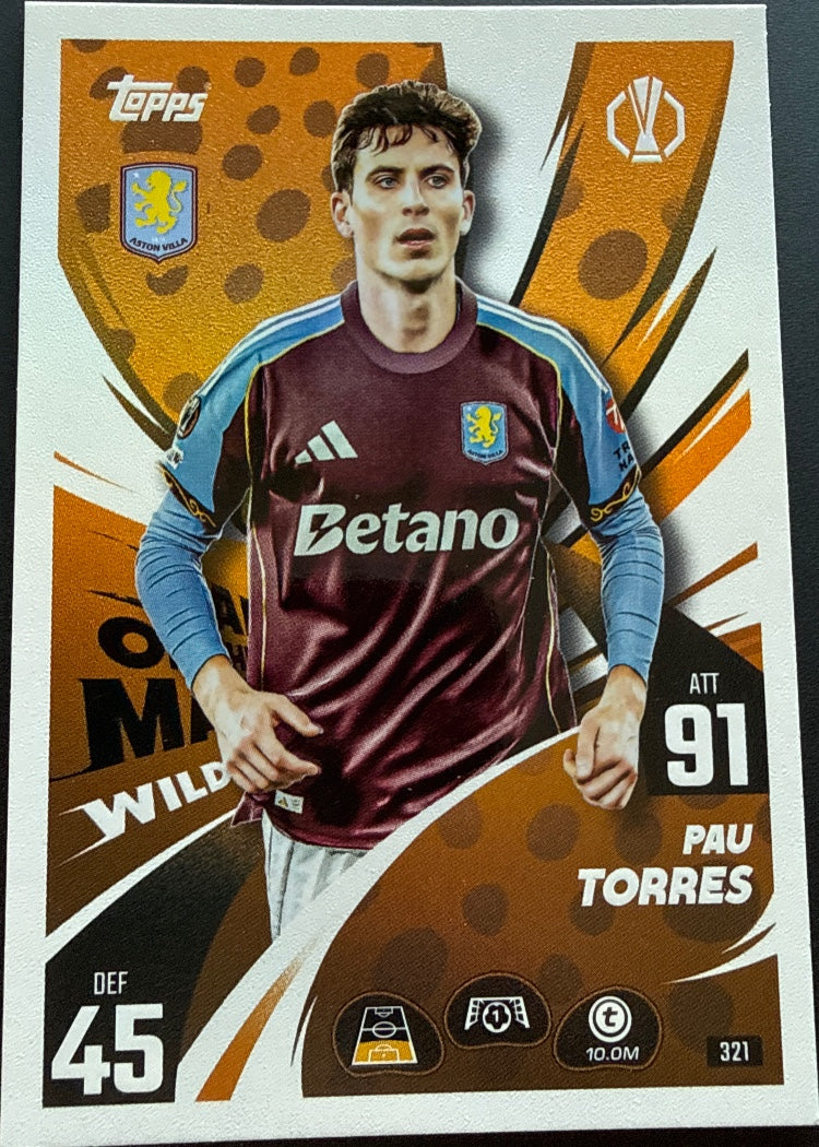 Pau Torres – Topps Match Attax Champions League 2025/26 – #321