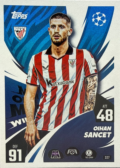 Oihan Sancet – Topps Match Attax Champions League 2025/26 – #327