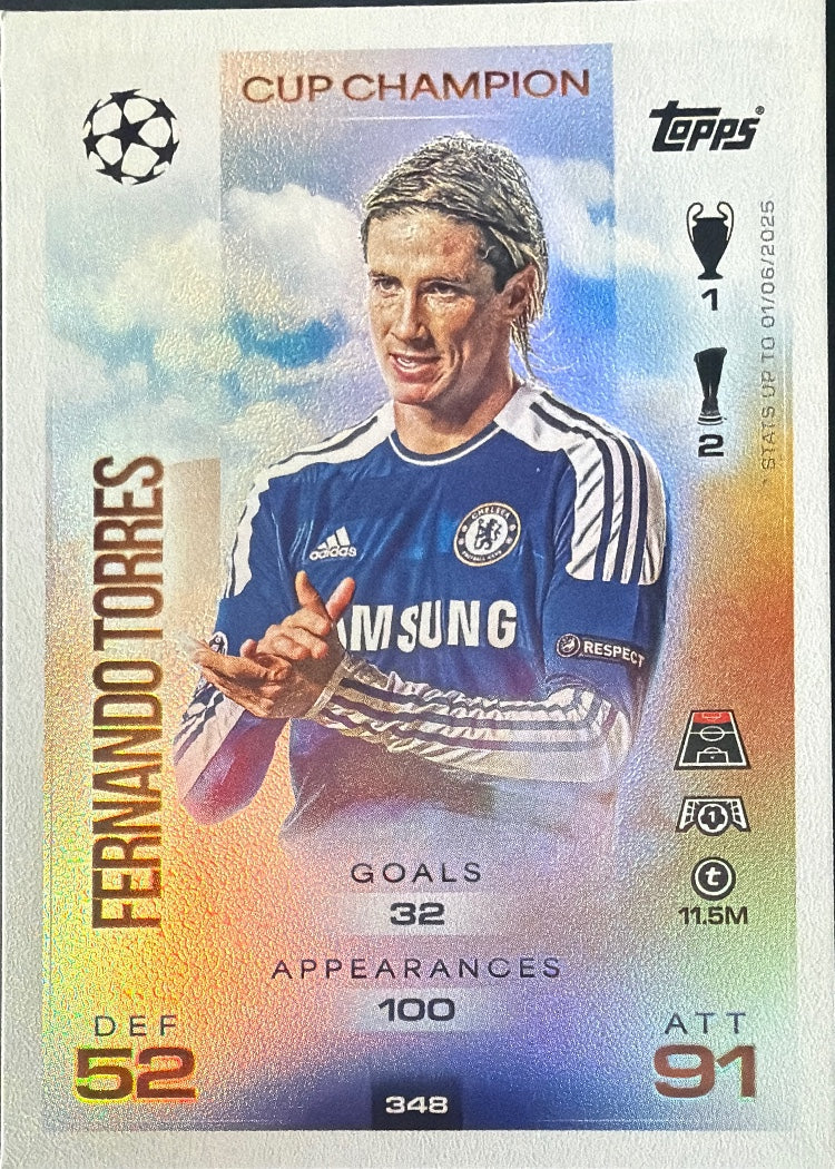 Fernando Torres – Topps Match Attax Champions League 2025/26 – #348