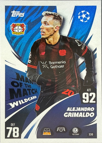Alejandro Grimaldo – Topps Match Attax Champions League 2025/26 – #330
