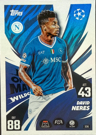 David Neres – Topps Match Attax Champions League 2025/26 – #336