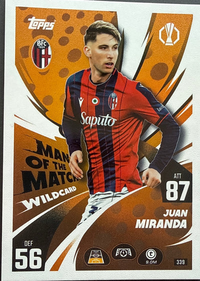 Juan Miranda – Topps Match Attax Champions League 2025/26 – #339