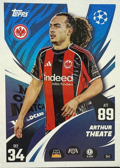 Arthur Theate – Topps Match Attax Champions League 2025/26 – #341